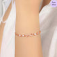 Rose Gold Continuum  925 Silver Rose Gold Plated Bracelet