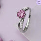 Luminous Grace  Rhodium Plated 925 Sterling Silver Ring