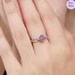 Luminous Grace  Rhodium Plated 925 Sterling Silver Ring