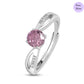 Luminous Grace  Rhodium Plated 925 Sterling Silver Ring