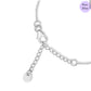 Twinkling Leaf 925 Silver Bracelet with Cubic Zirconia