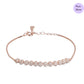 Glittering Grace Rose Gold 925 Silver Bracelet