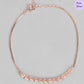 Glittering Grace Rose Gold 925 Silver Bracelet