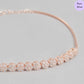 Glittering Grace Rose Gold 925 Silver Bracelet