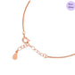 Celestial Circles Rose Gold-Plated 925 Silver Bracelet with Cubic Zirconia