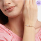 Serene Wings Rose Gold Plated 925 Silver Bracelet