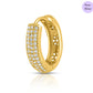 Sunlit Hoops Gold-Plated 925 Silver Hoop Earrings