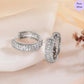 Blooming Halo Hoops 925 Silver Earrings