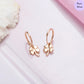 Golden Flora Rose Gold Plated 925 Silver Earring