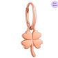 Golden Flora Rose Gold Plated 925 Silver Earring
