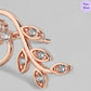 Titania Studs Rose Gold 925 Silver Stud Earring