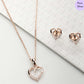 Heartfelt Harmony 925 Silver Jewellery Set