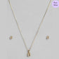 Dual Circles of Grace 925 Silver Jewelry Set with Twin Circles