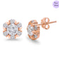 Rose Radiance 925 Silver Rose Gold-Plated Jewelry Set