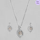 Brilliance in Balance Dual Tone-Plated 925 Silver Jewelry Set
