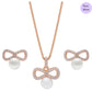 Endless Allure Rose gold Plated 925 Silver Jewelry Set