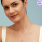 Twin Grace Rose Gold 925 Silver Jewelry Set with Twin Circles