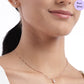Rose Dusk Elegance Rose-Gold Plated 925 Silver CZ Jewelry Set