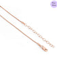 Rose Dusk Elegance Rose-Gold Plated 925 Silver CZ Jewelry Set