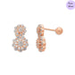 Floral Muse Rose Gold Plated  925 Silver Jewelry Set