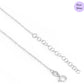 Eveil Eye Essence Rhodium Plated CZ 925 Silver Necklace