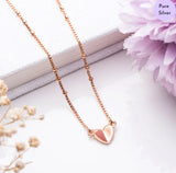 Heartstrings Rose Gold 925 Sterling Silver Necklace