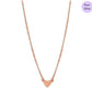 Heartstrings Rose Gold 925 Sterling Silver Necklace