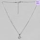 Eternal Alexis Halo Rhodium Plated 925 Silver Necklace