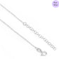 Halo of Infinity Rhodium Plated 925 Silver Necklace