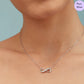 Halo of Infinity Rhodium Plated 925 Silver Necklace