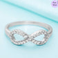 Infinite Elegance Rhodium Plated 925 Sterling Silver Ring