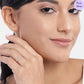 Branch of Grace CZ Studded Rose Gold 925 Silver Ring (Adjustable)