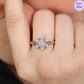 Jasmine Glow Rhodium Plated 925 Sterling Silver Women's Ring