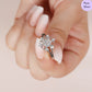 Jasmine Glow Rhodium Plated 925 Sterling Silver Women's Ring