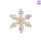 Lunar Glow Pendant Rose Gold Plated 925 Silver Necklace Chain