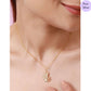 Golden Mirage Pendant with CZ in Gold-Plated 925 Sterling Silver
