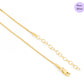 Golden Mirage Pendant with CZ in Gold-Plated 925 Sterling Silver