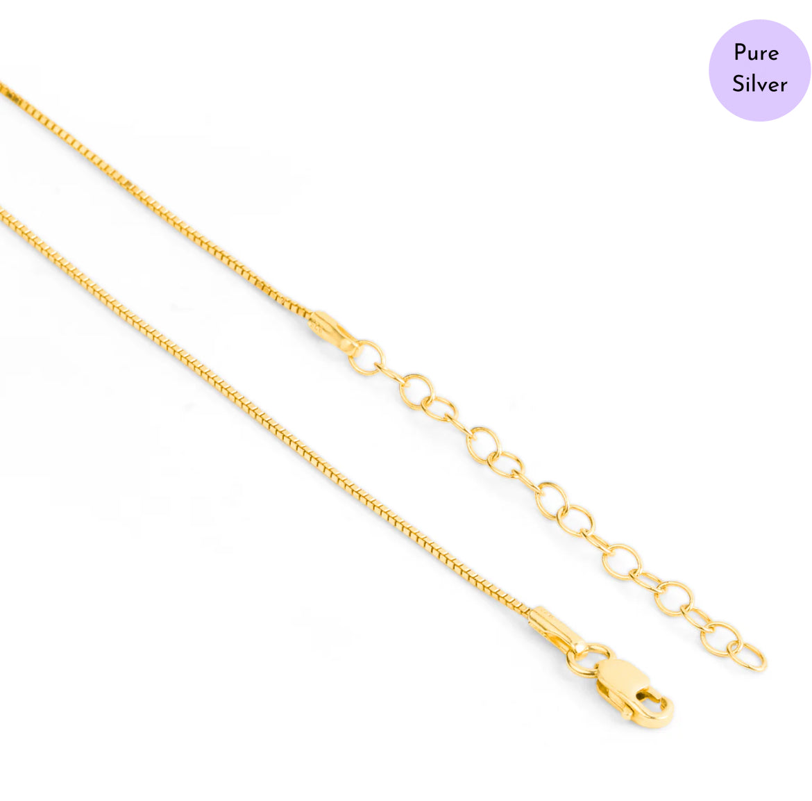 Golden Mirage Pendant with CZ in Gold-Plated 925 Sterling Silver