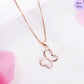 Dreamcatcher Wings Rose Gold-Plated 925 Silver Butterfly Pendant with Chain