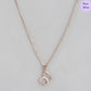 Dreamcatcher Wings Rose Gold-Plated 925 Silver Butterfly Pendant with Chain