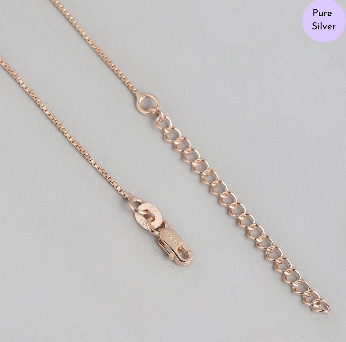 Dreamcatcher Wings Rose Gold-Plated 925 Silver Butterfly Pendant with Chain