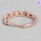 Flora Lux Rhodium Rose Gold-Plated 925 Sterling Silver Ring