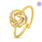 Golden Echo Gold plated 925 Sterling Silver Adjustable Ring (Adjustable)
