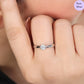 Shimmer Halo Rhodium-Plated CZ 925 Sterling Silver Ring