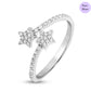Stardust Whisper Rhodium Plated 925 Sterling Silver Ring