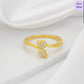 The Empress Glow Gold Plated 925 Sterling Silver Ring