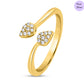 The Empress Glow Gold Plated 925 Sterling Silver Ring