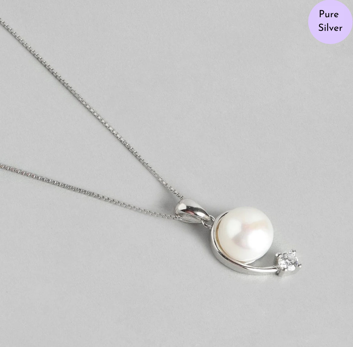 Queen’s Whisper 925 Sterling Silver Rhodium Plated Jewellery Set