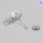 Queen’s Whisper 925 Sterling Silver Rhodium Plated Jewellery Set