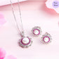 Royal Bloom Rhodium-Plated 925 Sterling Silver Jewelry Set